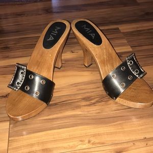 Wooden sandals